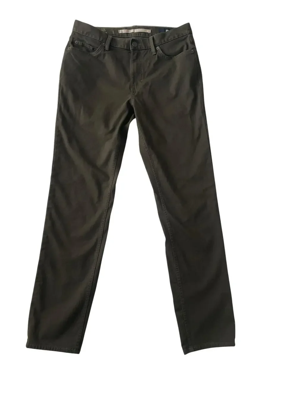 Banana Republic Slim Traveler Pant Olive Green Chinos 31x32